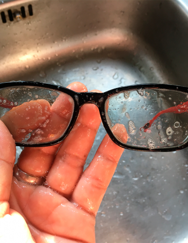 Lavar óculos blog